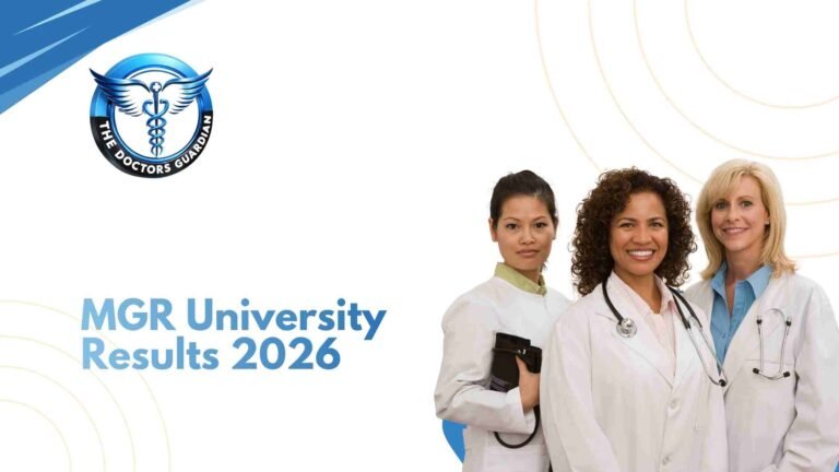 MGR University Results 2026