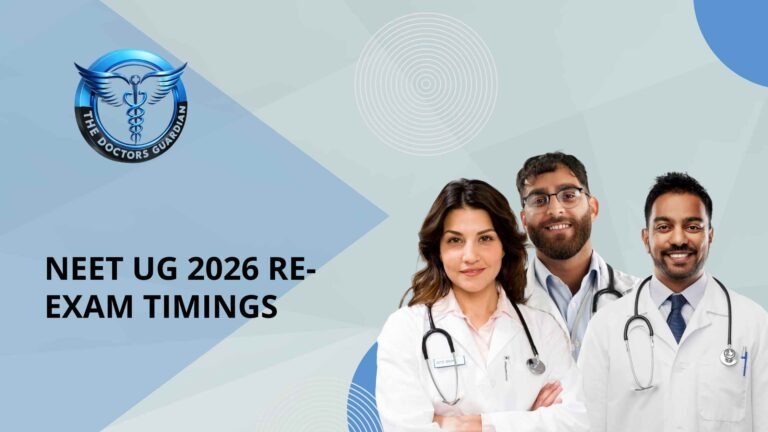 NEET UG 2026 Re-Exam Timings