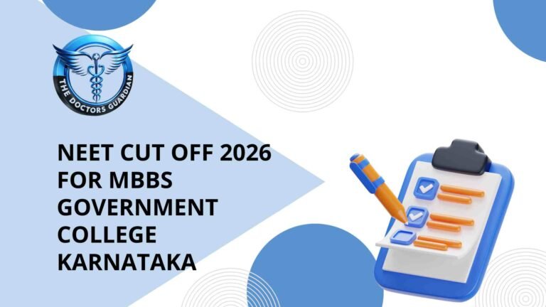 NEET Cut Off 2026 for MBBS Government College Karnataka