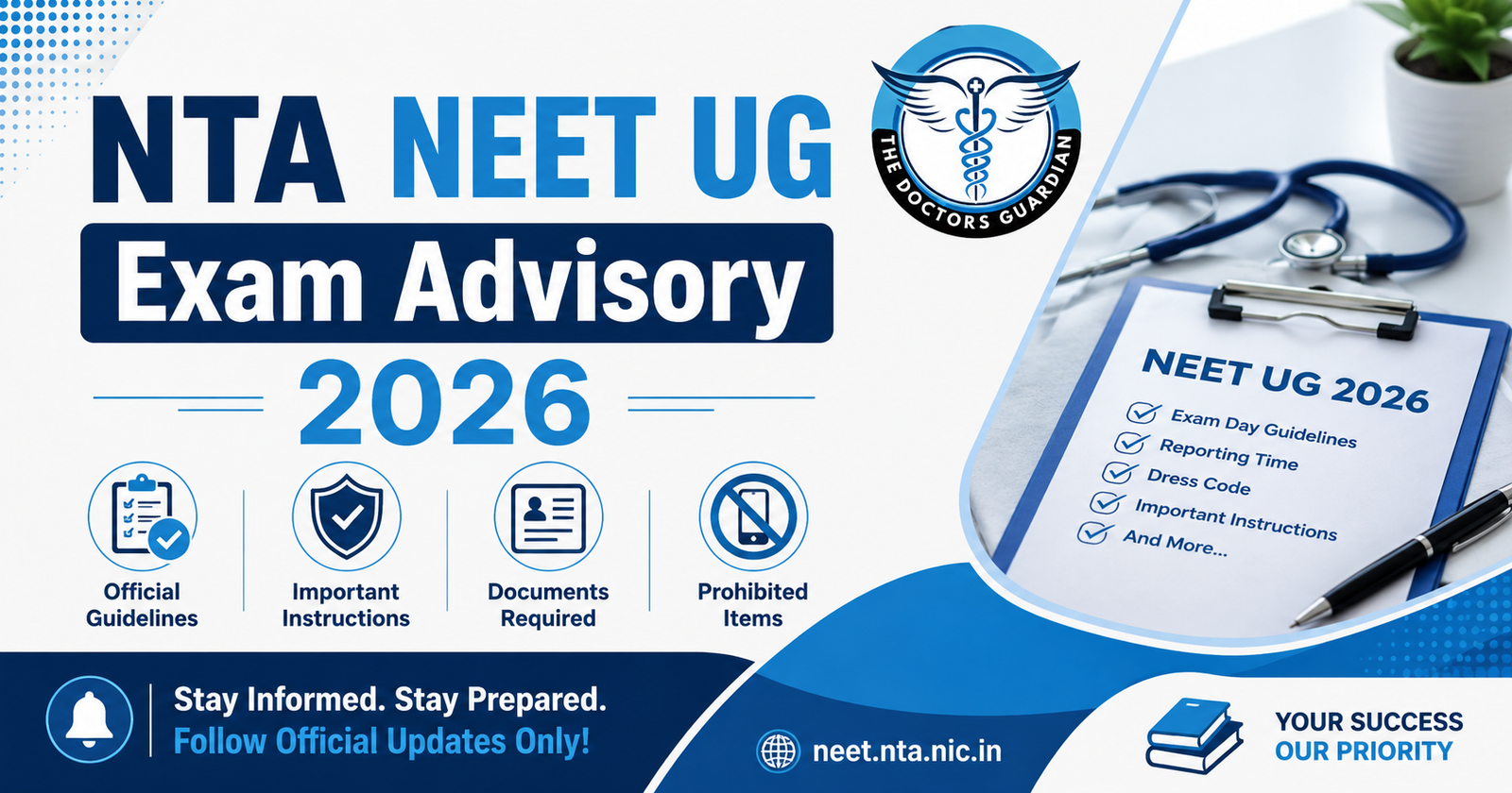 NTA NEET UG Exam Advisory 2026