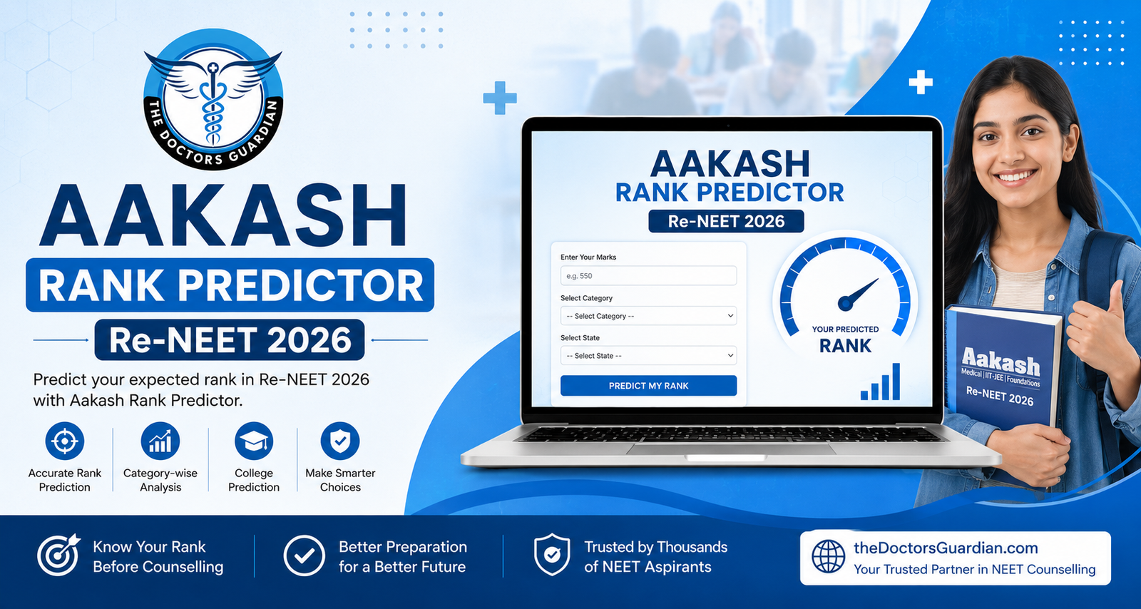 Aakash Rank Predictor Re-NEET 2026