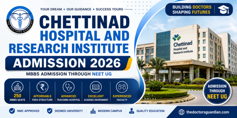 Chettinad Hospital and Research Institute Admission 2026