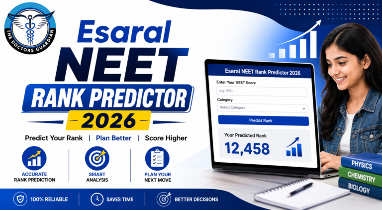 Esaral NEET Rank Predictor 2026