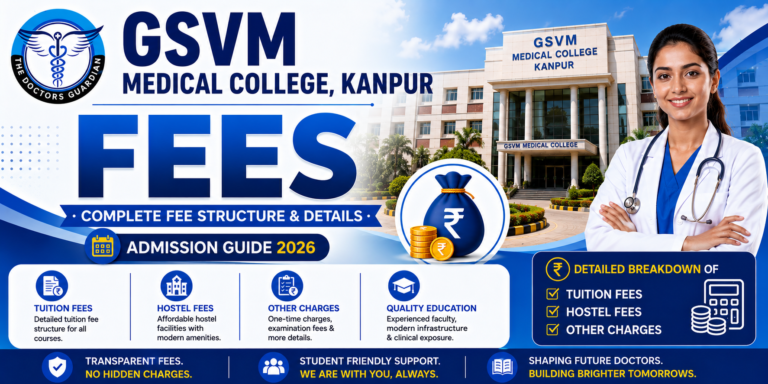 GSVM Medical College Kanpur Fees