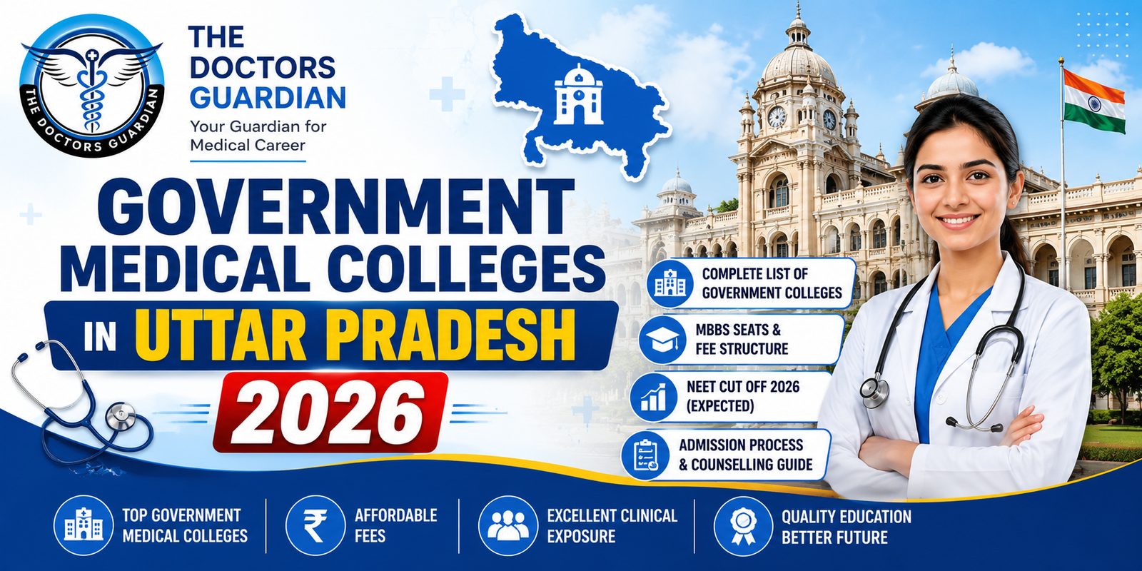 Government Medical Colleges in Uttar Pradesh 2026