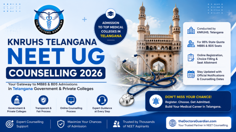 KNRUHS Telangana NEET UG Counselling 2026
