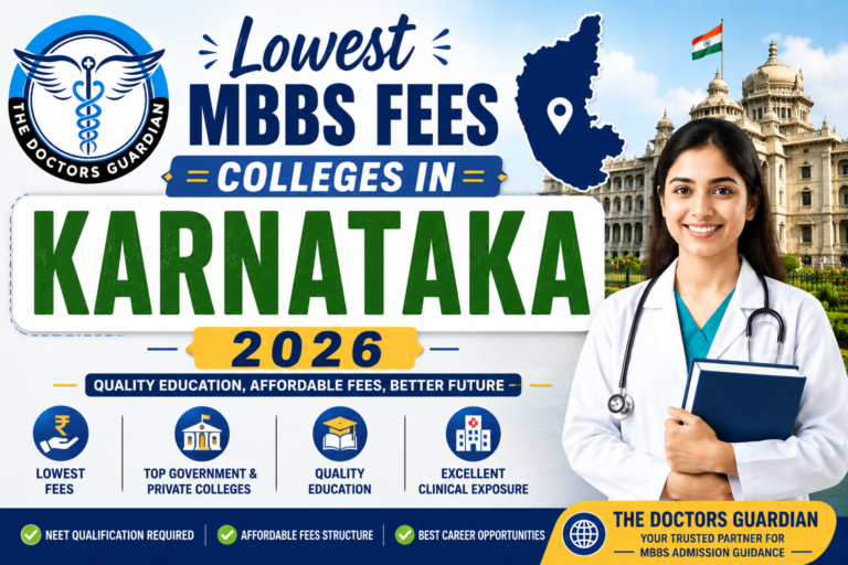 Lowest MBBS Fees Colleges in Karnataka 2026