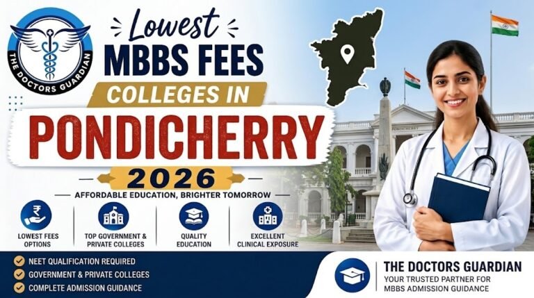 Lowest MBBS Fees Colleges in Pondicherry 2026