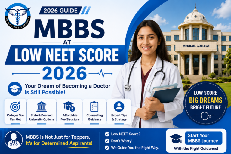 MBBS at Low NEET Score 2026