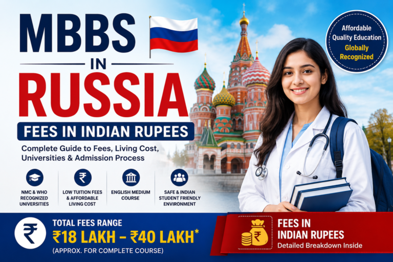 MBBS in Russia Fees in Indian Rupees