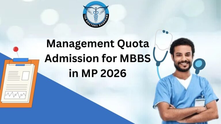 Management Quota Admission for MBBS in MP 2026