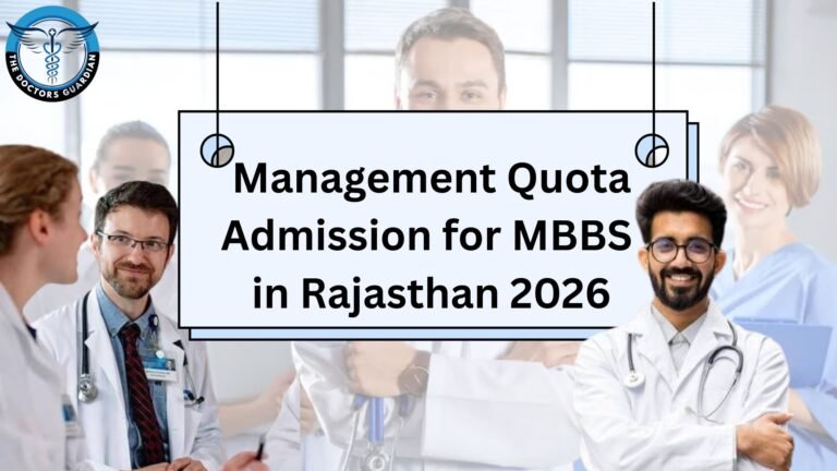 Management Quota Admission for MBBS in Rajasthan 2026