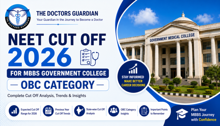 NEET Cut Off 2026 for MBBS Government College OBC Category