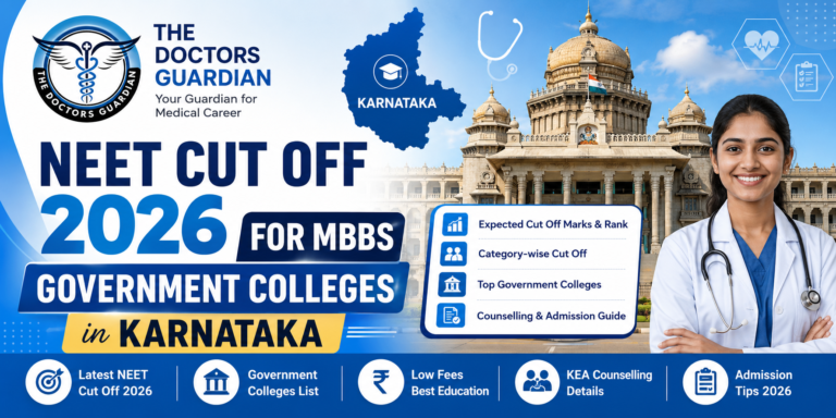 NEET Cut Off 2026 for MBBS Government Colleges in Karnataka