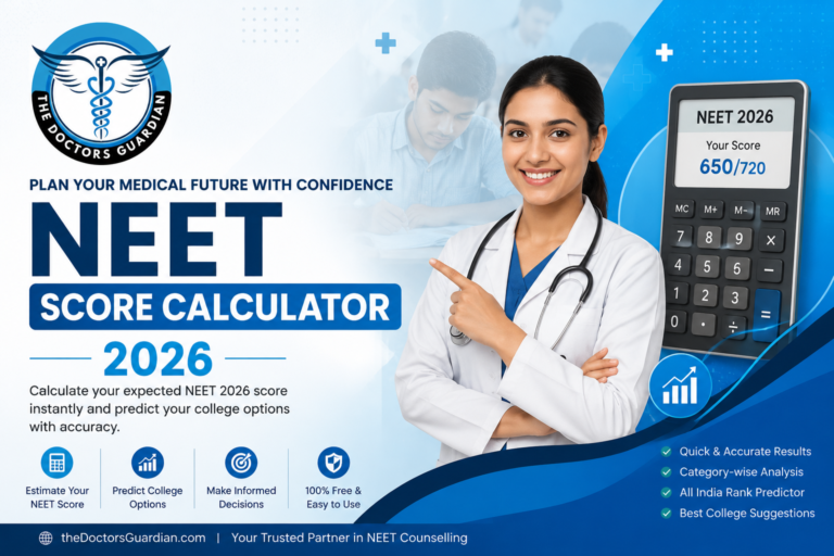 NEET Score Calculator 2026