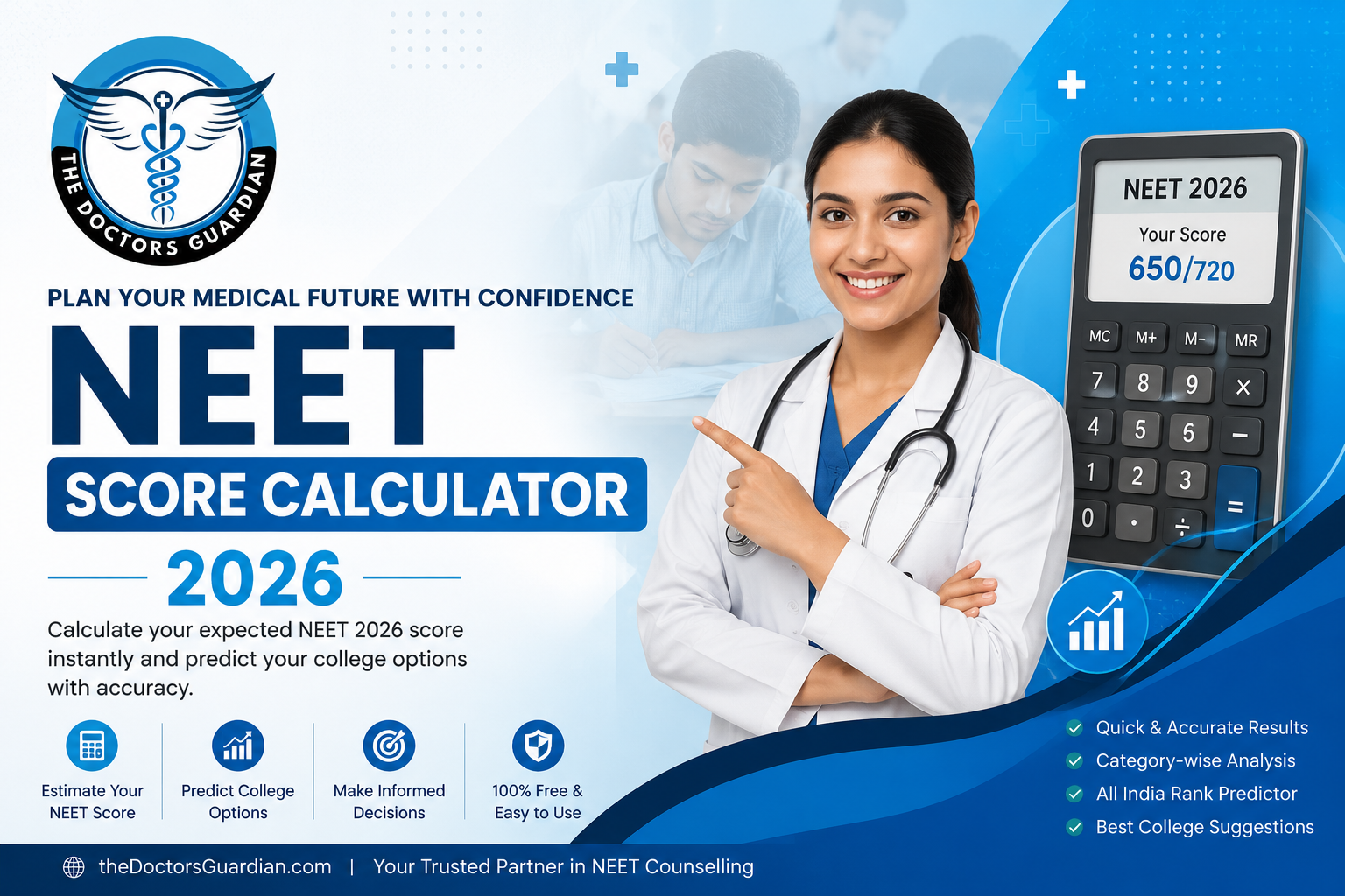 NEET Score Calculator 2026