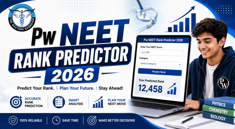 PW NEET Rank Predictor 2026