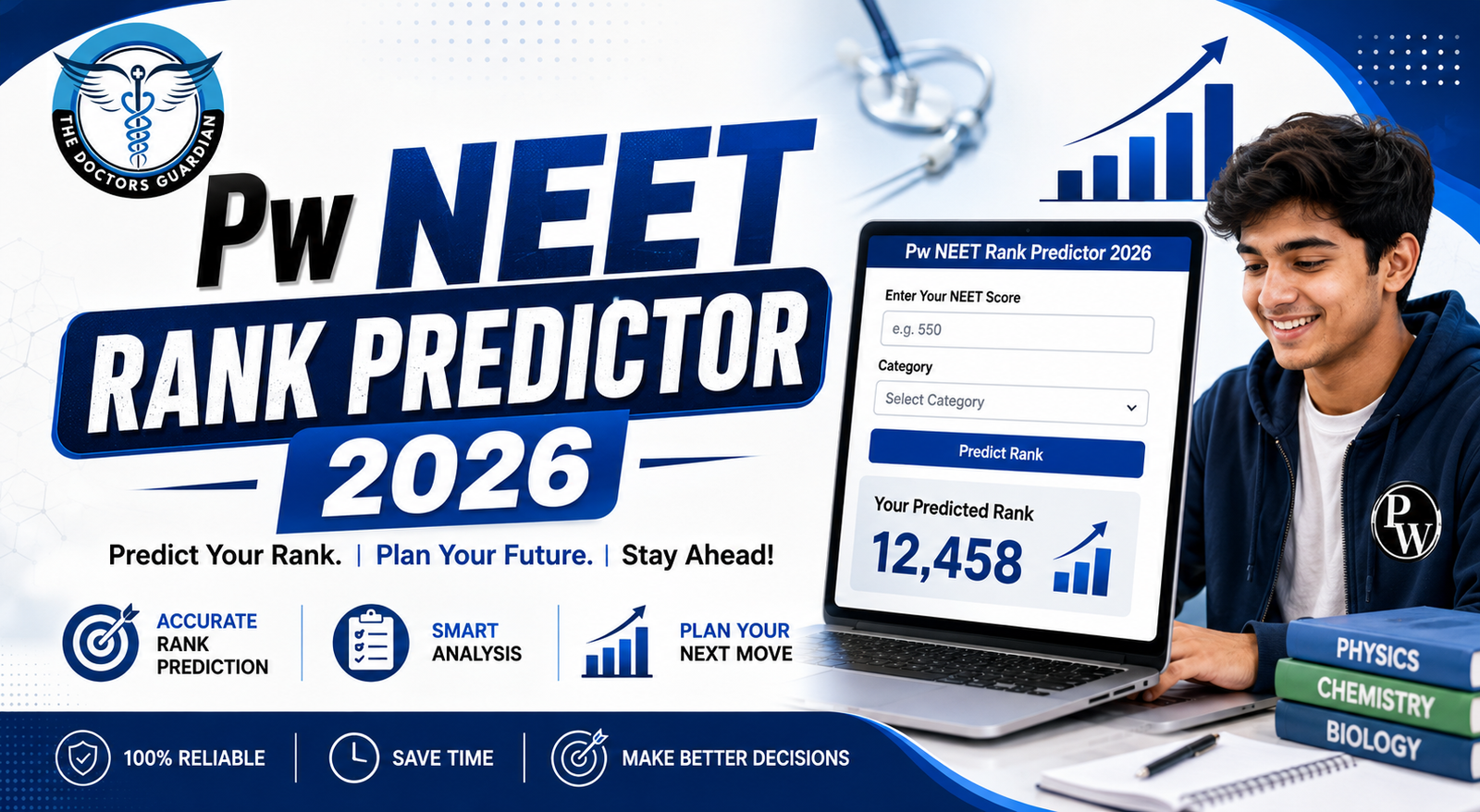 PW NEET Rank Predictor 2026