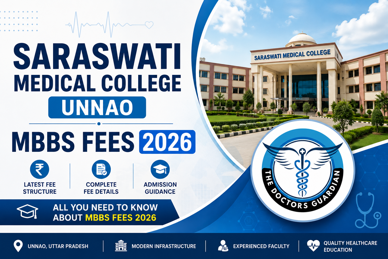 Saraswati Medical College Unnao MBBS Fees 2026