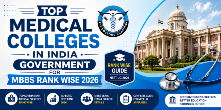 Top Medical Colleges in India Government for MBBS Rank Wise 2026
