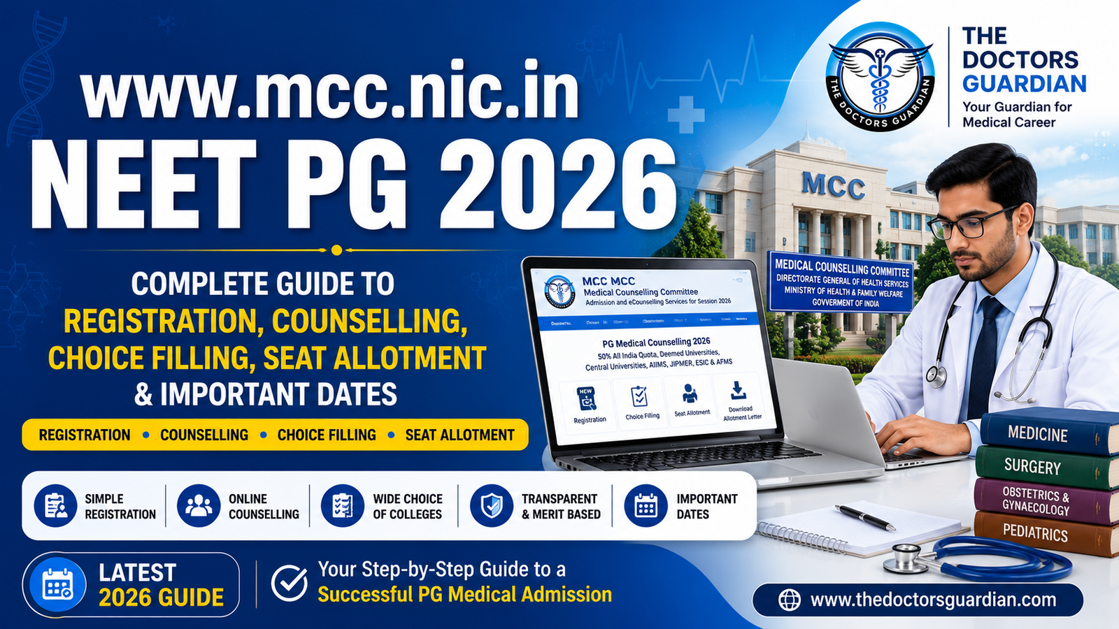 www.mcc.nic.in NEET PG 2026