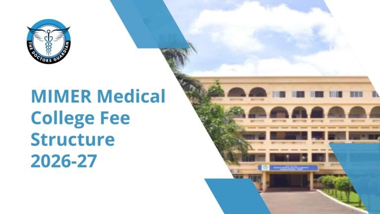 MIMER Medical College Fee Structure 2026-27