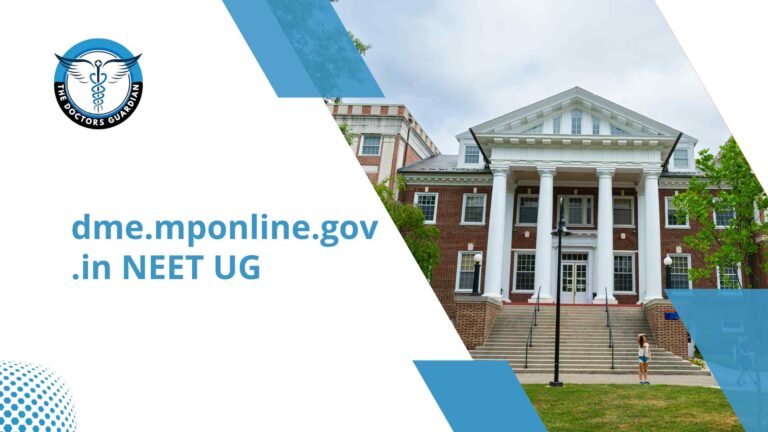 dme.mponline.gov.in NEET UG